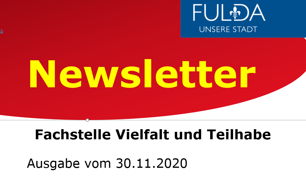 Newsletter der Fachstelle Vielfalt und Teilhabe Ausgabe vom 30.11.2020